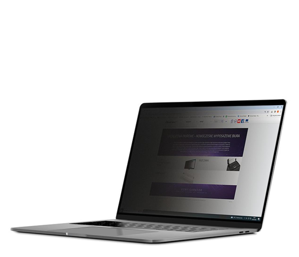 Qoltec Filtr prywatyzujący 15.6" | 16:9 - 1243522 - zdjęcie 2